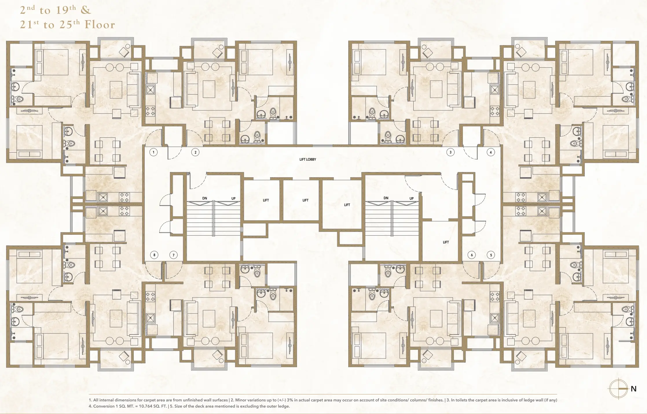 Hiranandani Woodspring Kalyan Floor Plan