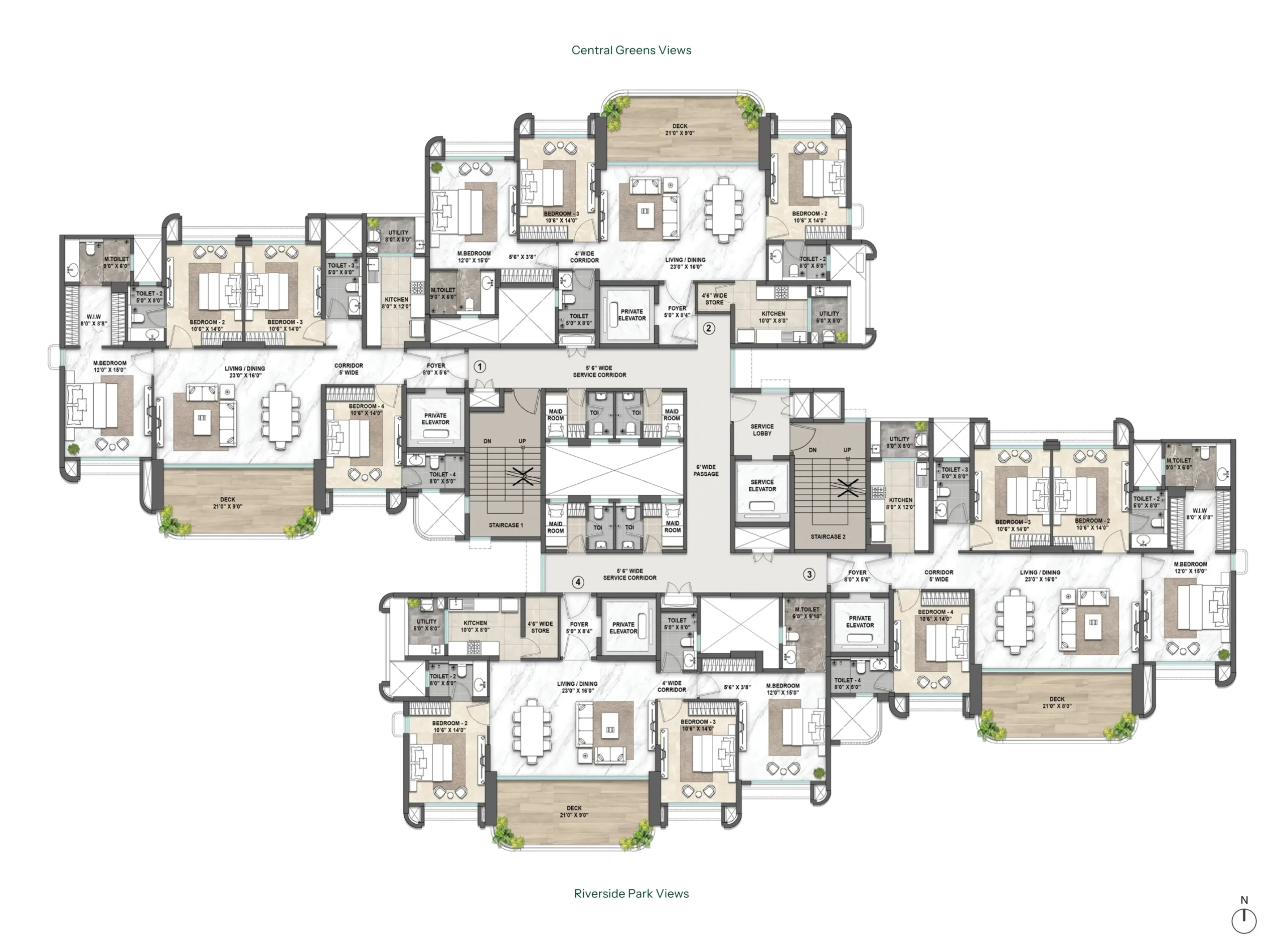 Lodha Floor Plan